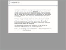 Tablet Screenshot of fusehost.net